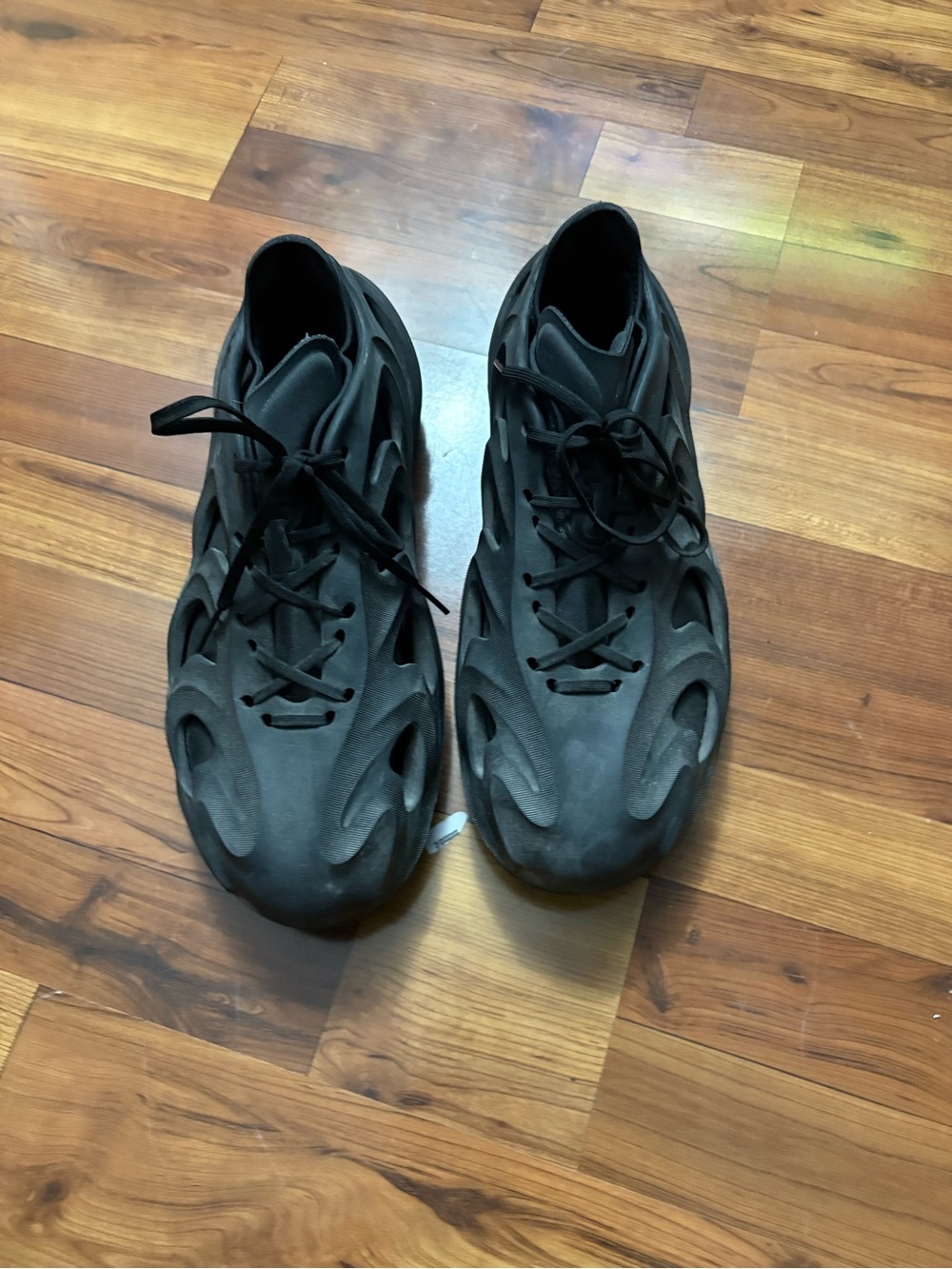 adidas Men's Black adiFOAM Q Runner Sneakers